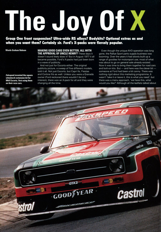 Classic Ford - Graham Robson: Fiesta X-Pack - Page 1