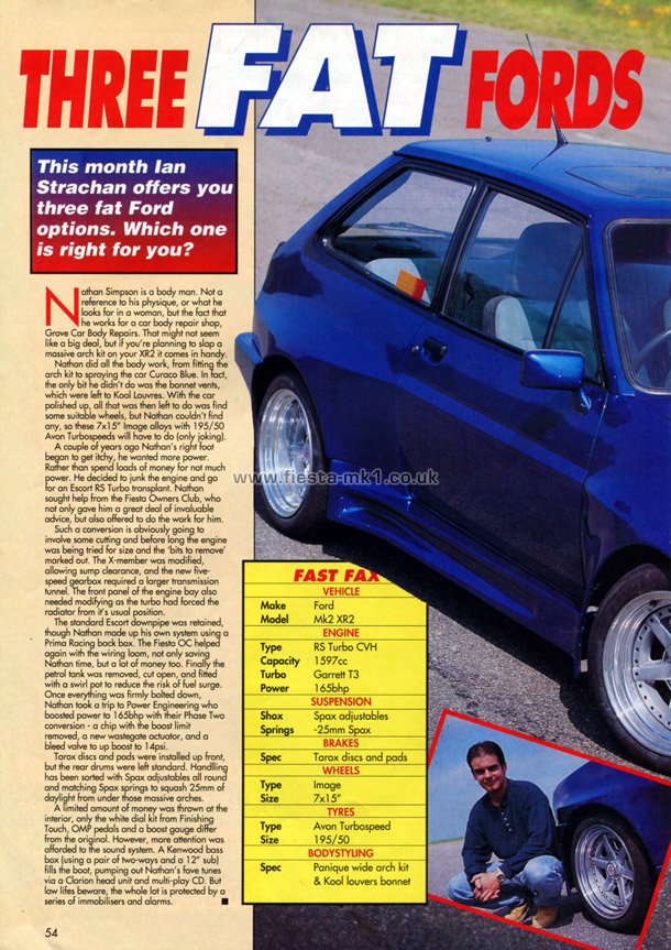 Fast Car - Feature: Fiesta XR2 - Page 1