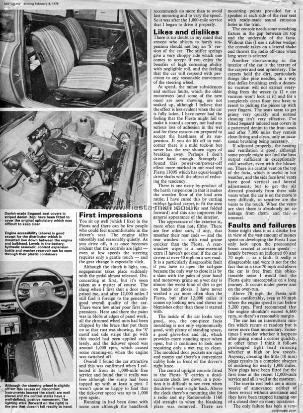 Motor - Road Test: Fiesta 1100S (Sport) - Page 2