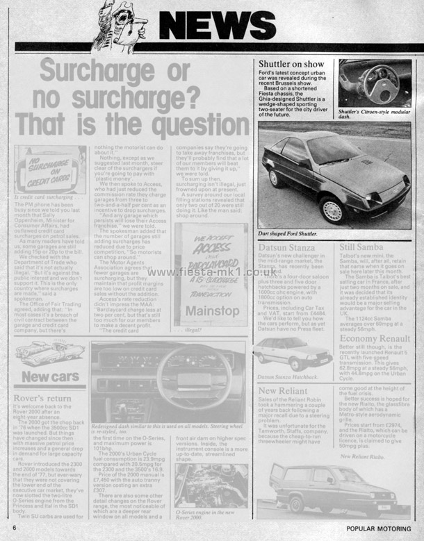 Popular Motoring - News: Fiesta Shuttler Concept - Page 1