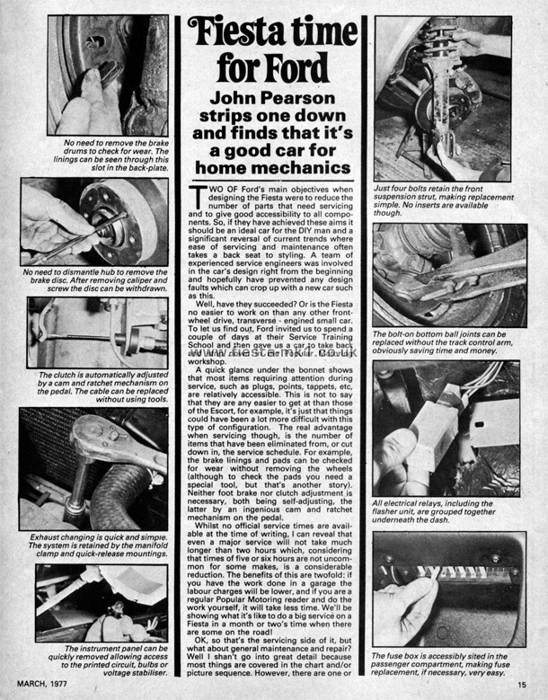 Popular Motoring - Technical: Fiesta Strip Down - Page 1