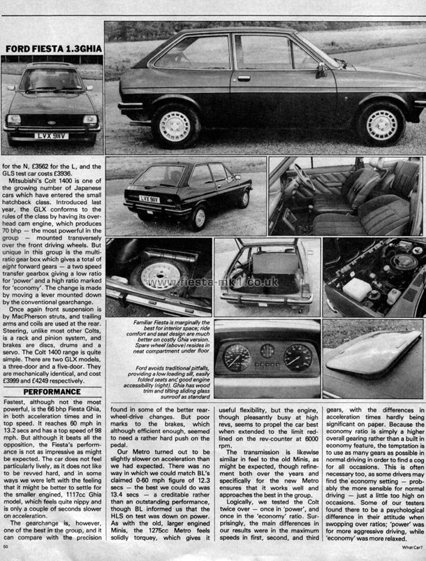 What Car? - Group Test: Fiesta Ghia - Page 4