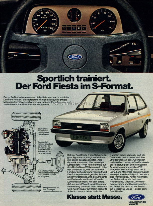 Fiesta MK1: 1100S (Sport)