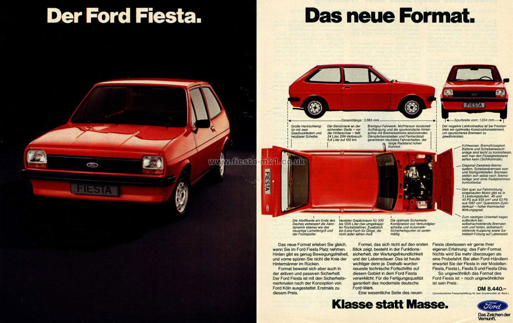 Fiesta MK1: Generic - Double Page