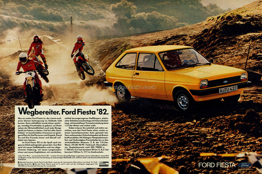 Fiesta MK1: Generic Big Bumper - Double Page