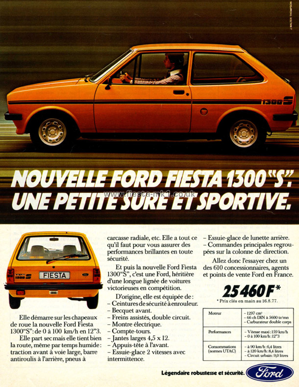 Fiesta MK1: 1300S (Sport)