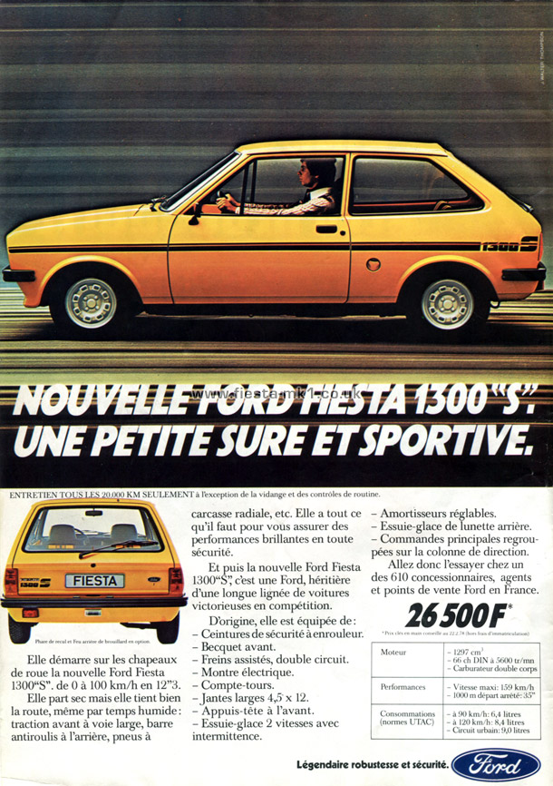 Fiesta MK1: 1300S (Sport)