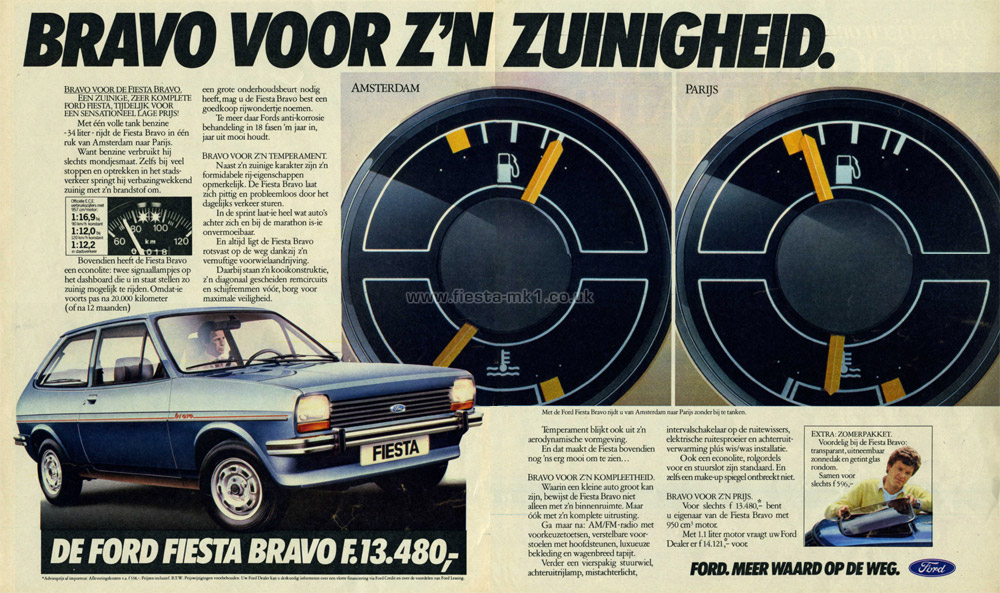 Fiesta MK1: Bravo - Double Page