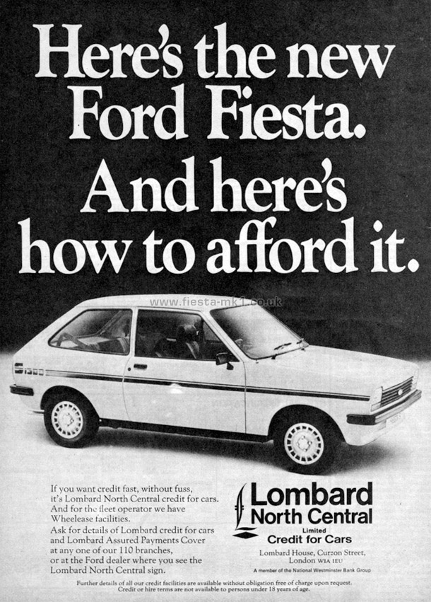 Fiesta MK1: Lombard Credit