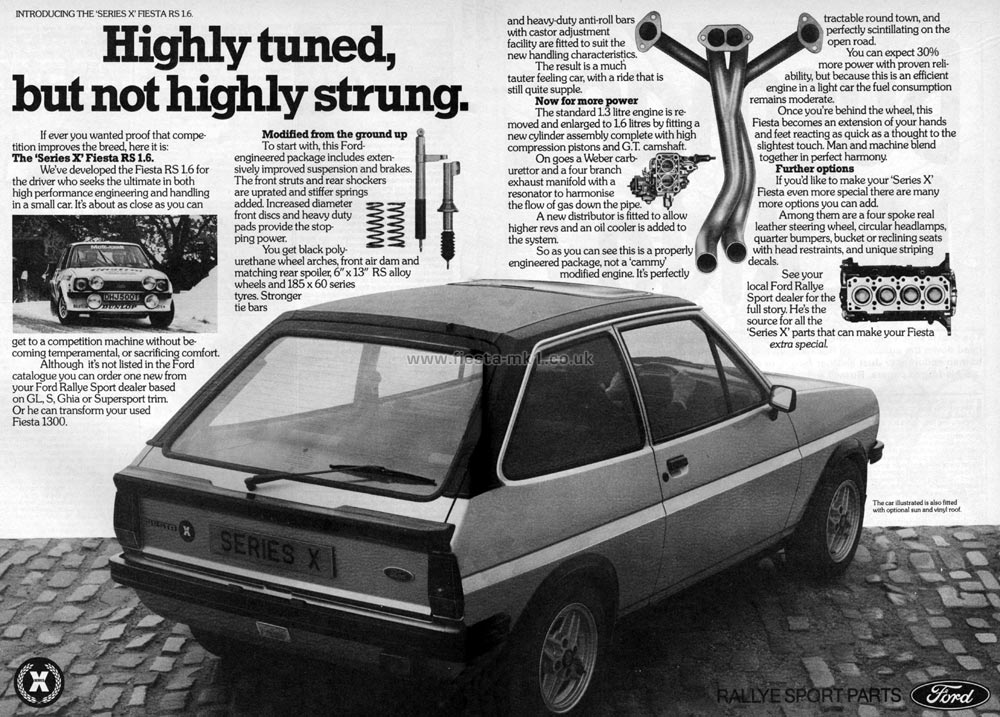 Fiesta MK1: Series-X - Double Page