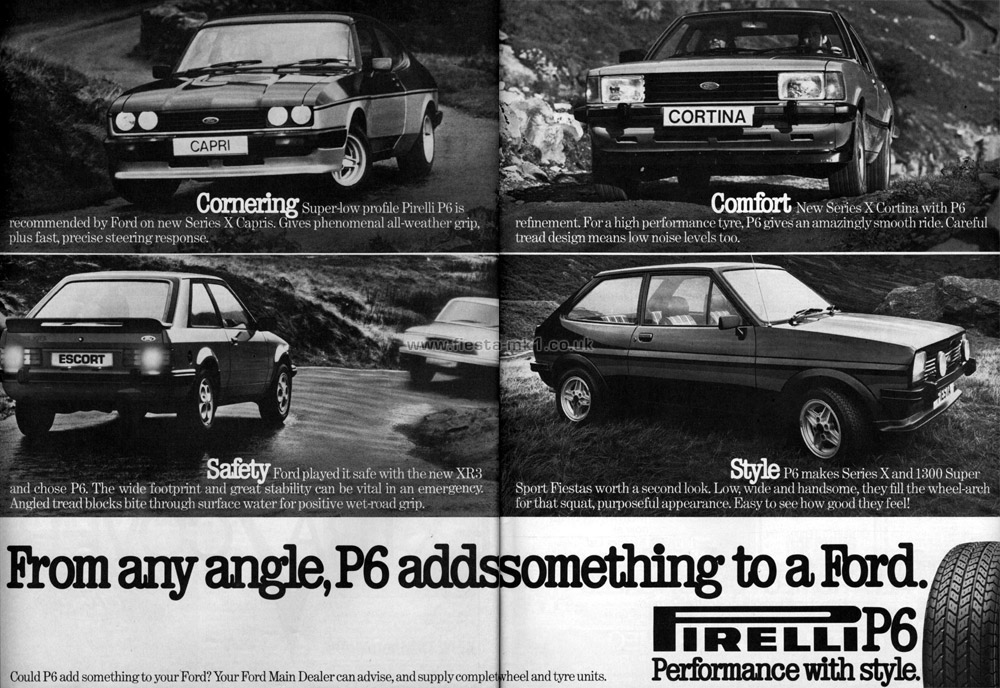 Fiesta MK1: Supersport Pirelli - Double Page