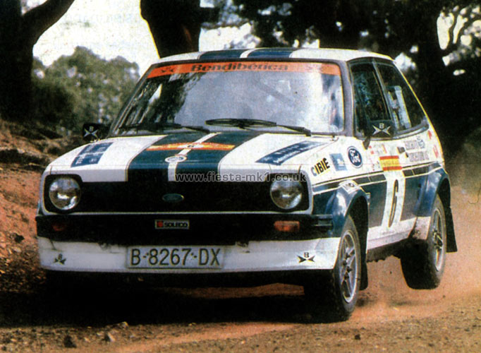 Ford Fiesta Mk1 Press Releases Adverts Group 2 Rally Car Fiesta Mk1 Gp2 B 8267 Dx Salvador Servia