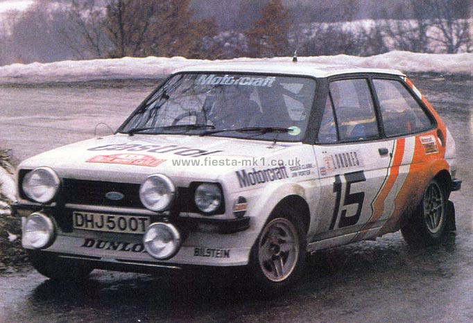 Fiesta MK1 GP2: DHJ 500T Roger Clark