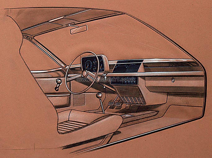 Fiesta MK1: Design Renderings Interior