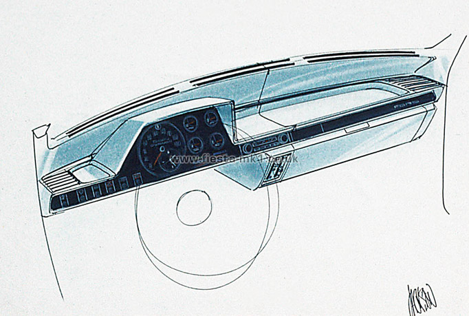 Fiesta MK1: Design Renderings Interior