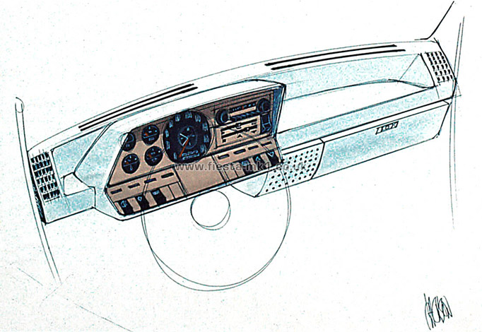 Fiesta MK1: Design Renderings Interior